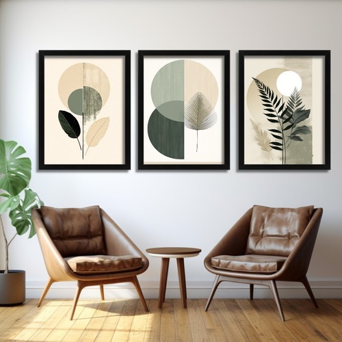 Modern wall art set - wall, 3