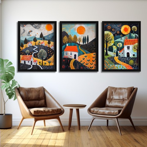 Modern landscape wall art - landscape,