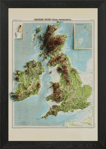 Relief map 1922 - 1922, british