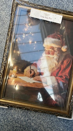 Vintage santa frame christmas - frame,