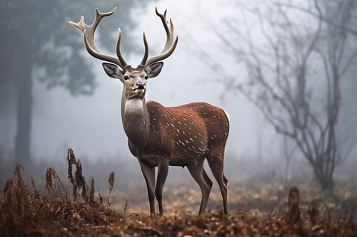 Stag deer animal canvas - deer,