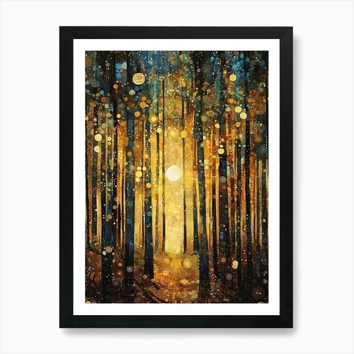 Gustav klimt print sun - gustav,