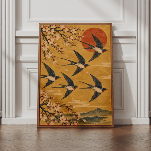 Japanese swallows cherry - japanese,