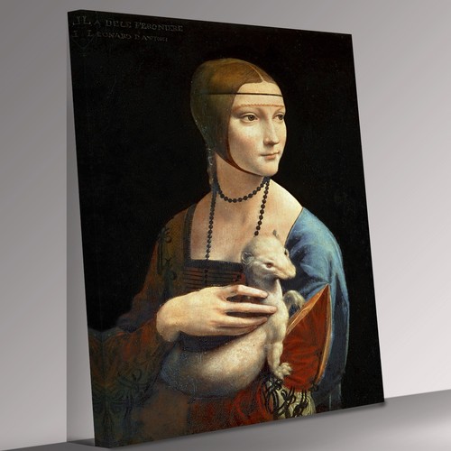 Lady with ermine - with,