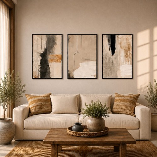 Piece abstract wall art set - piece,