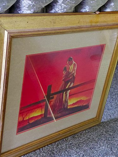 Framed romantic couple - framed,
