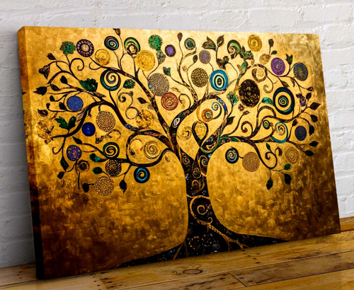 Gustav klimt tree life - tree, of