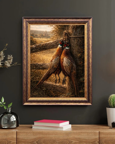 Pheasant print british - pheasant,
