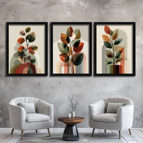 Set modern botanical wall - set,