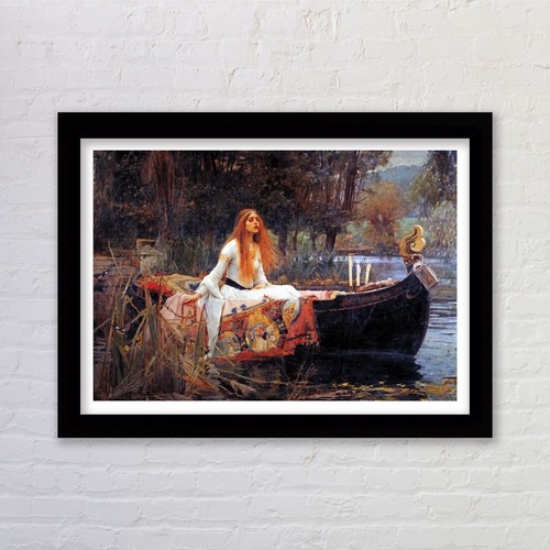 Framed the lady shalott by - lady,