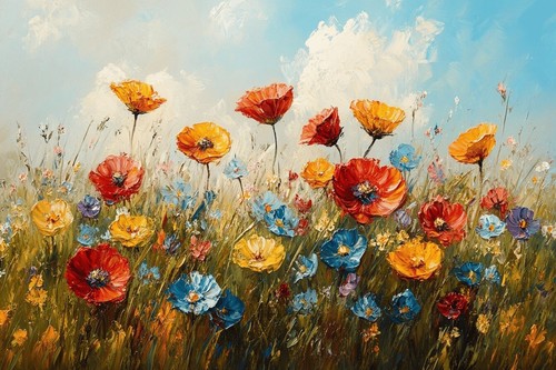 Wild flower meadow - wild,
