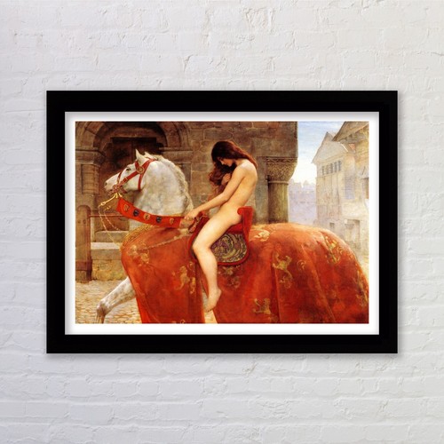 Framed lady godiva john - by,