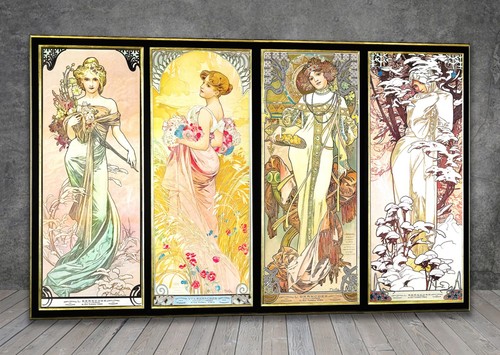 Alphonse mucha the - the, seasons