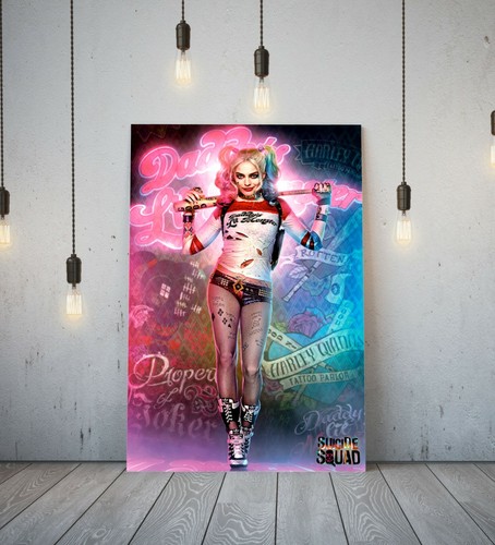 Harley quinn framed - quinn, canvas