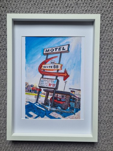 Bob dylan framed - 9", x