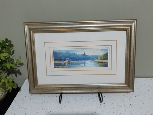 Harbour scene art print - harbour,