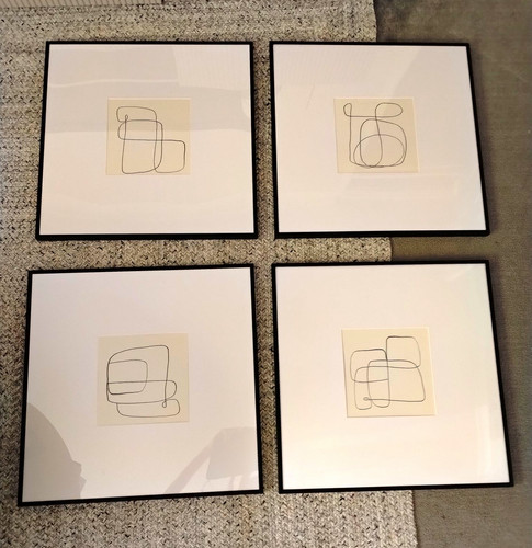 Framed abstract minimalist - framed,