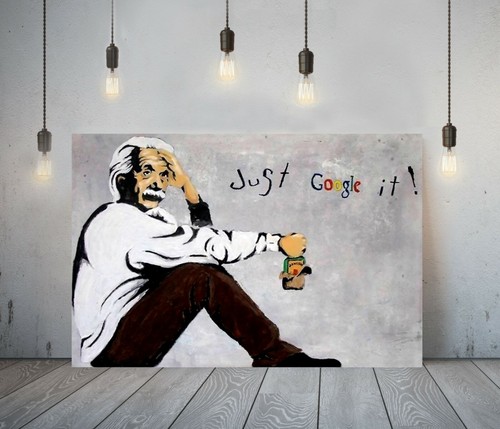 Banksy einstein just google - banksy, it
