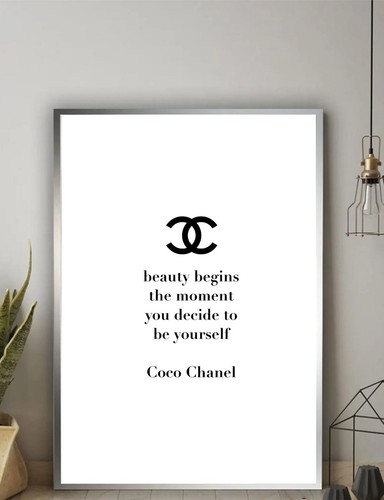 Beauty begins fashion quote - beauty,