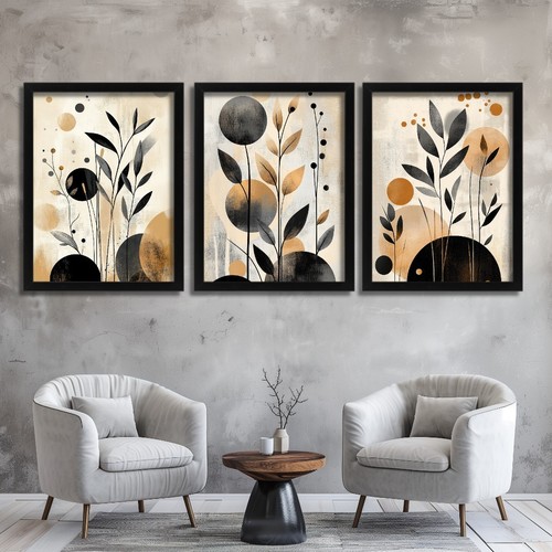 Neutral wall art set 3 - neutral,
