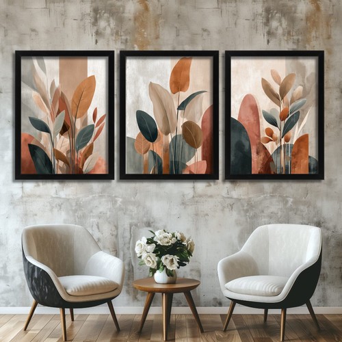Abstract botanical wall art - abstract,