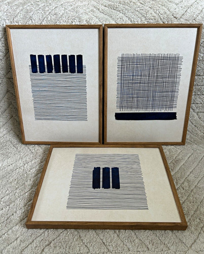 Set framed abstract - framed,