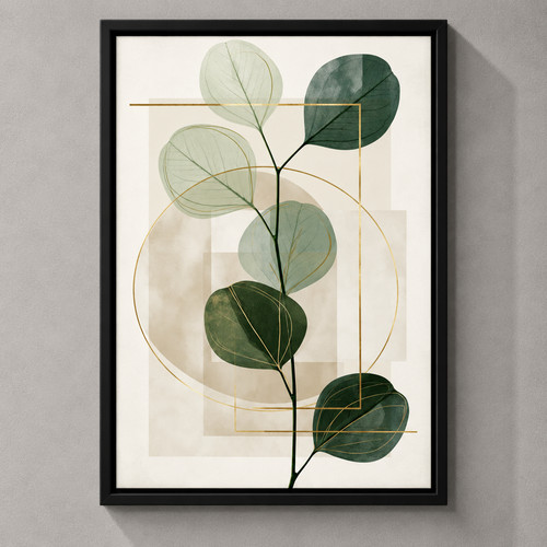 Green gold botanical - gold,