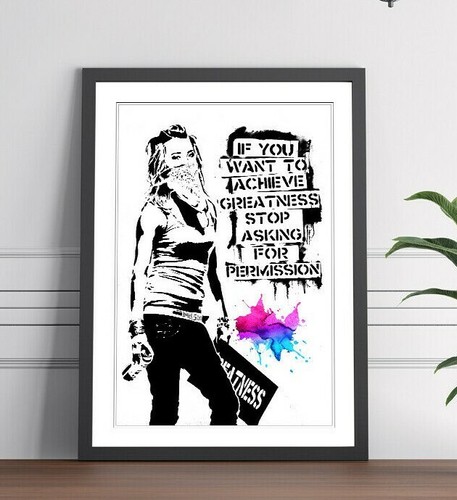 Banksy achieve greatness art - banksy,