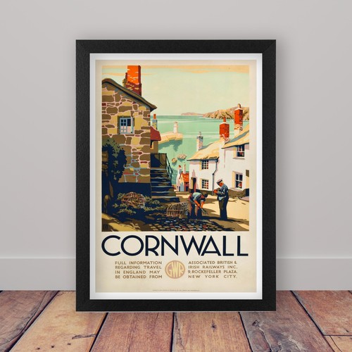 Vintage cornwall gwr rail - cornwall, (a)