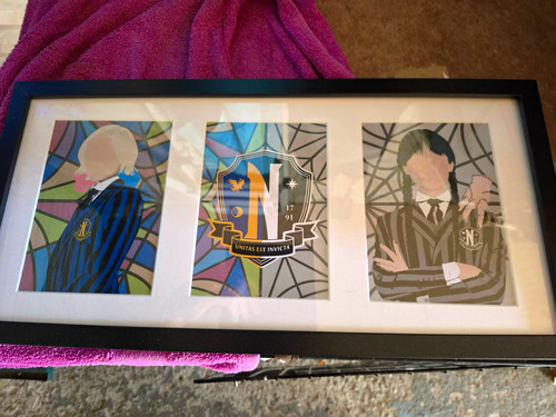 Framed landscape print set - framed,