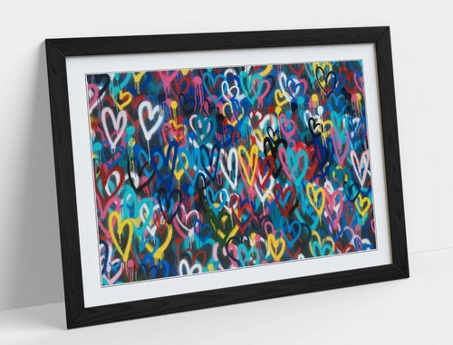 Banksy love wall art - wall, framed