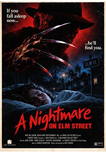 Nightmare elm street poster - on,