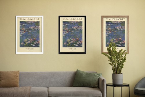 Monet framed prints - 3, x