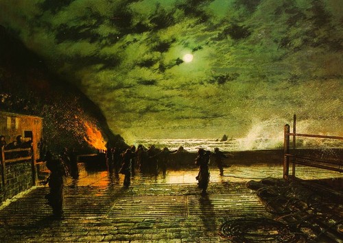 John atkinson grimshaw - atkinson, canvas