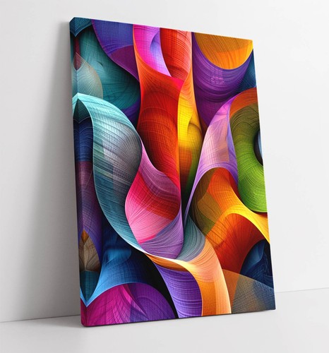 Abstract colourful curves - colourful,