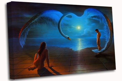 Wings love kitsch canvas - of,