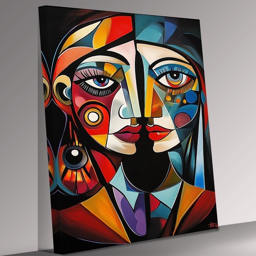 Pablo picasso two faces modern - two,
